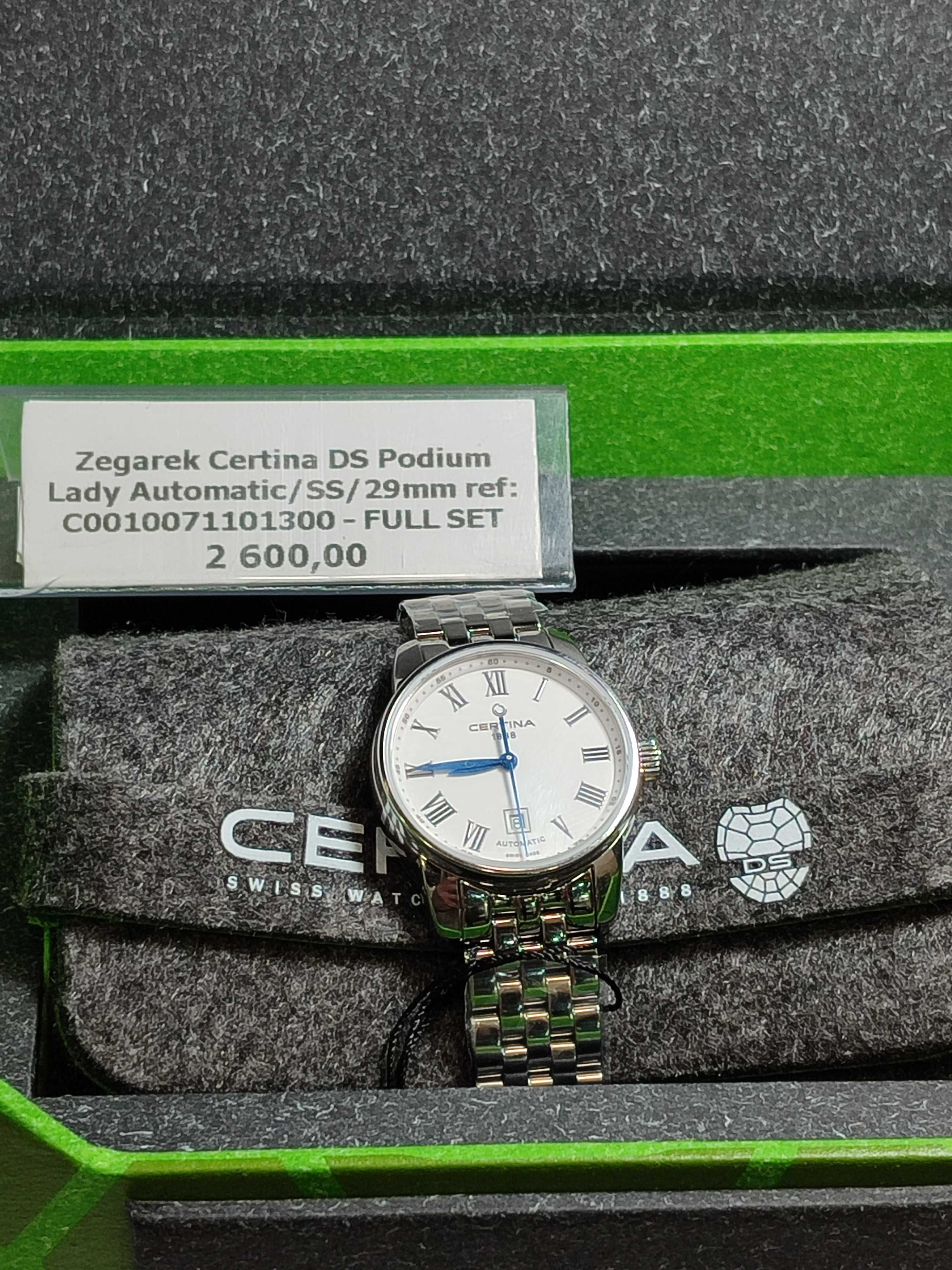 Zegarek męski CERTINA DS SPEL CHRONOGRAPH MEN'S C012.417.21.037.00 ZAK