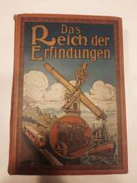 Das reich der erfindungen stara niemiecka Książka