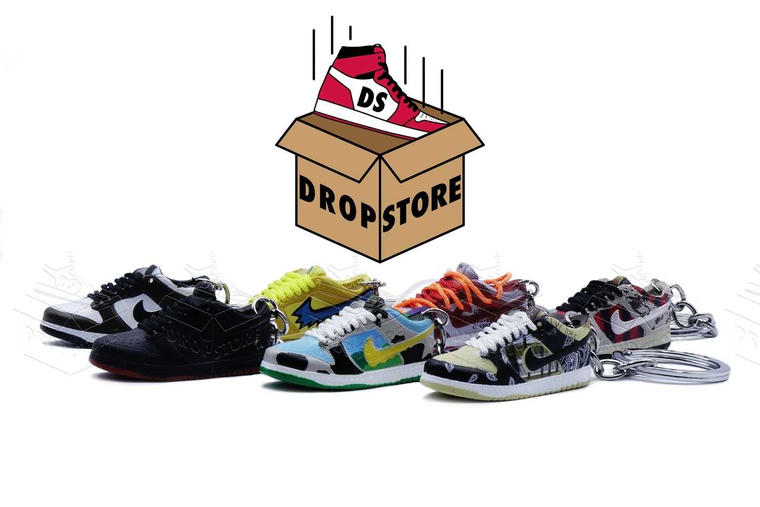 Brelok Nike DUNK Low Off-White University Red / CT0856–600