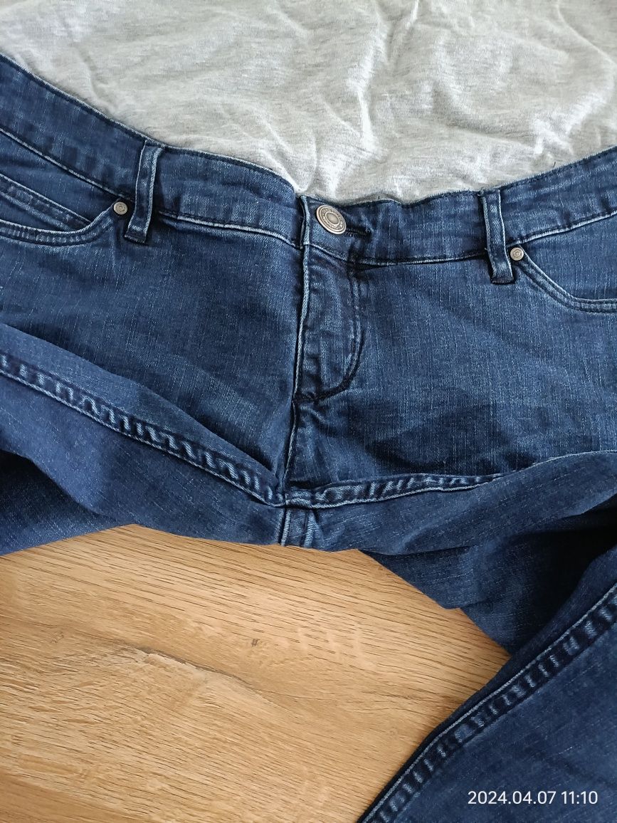 Spodnie jeansy dżinsy ciążowe 42 Lidl XL