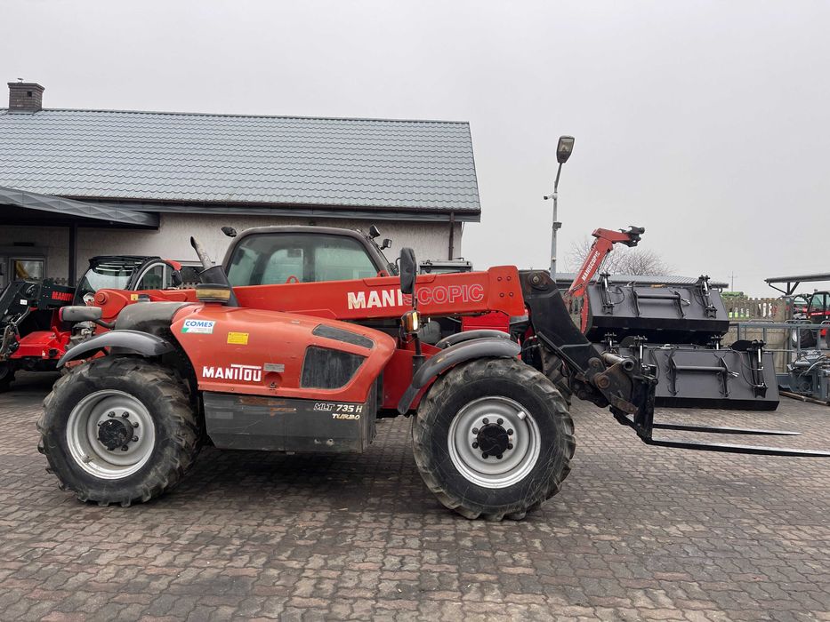 Ładowarka teleskopowa Manitou MLT 735 Rok 2006 Orginał Joystick Brutto