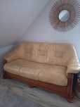 Sofa 3 osobowa skora naturalna