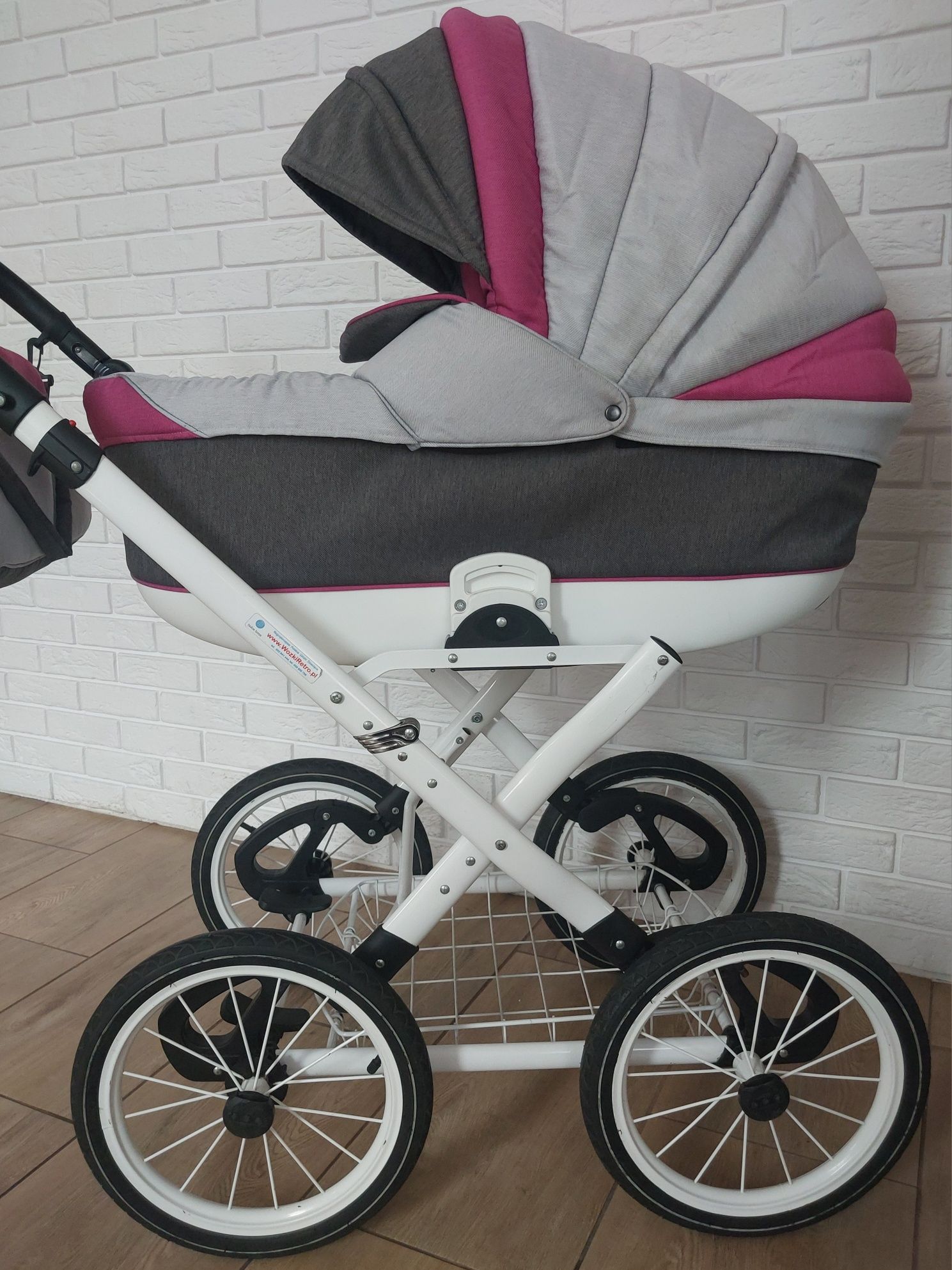 Piękny wózek. Retro Bebe Boss 3w1 WYSYŁAM