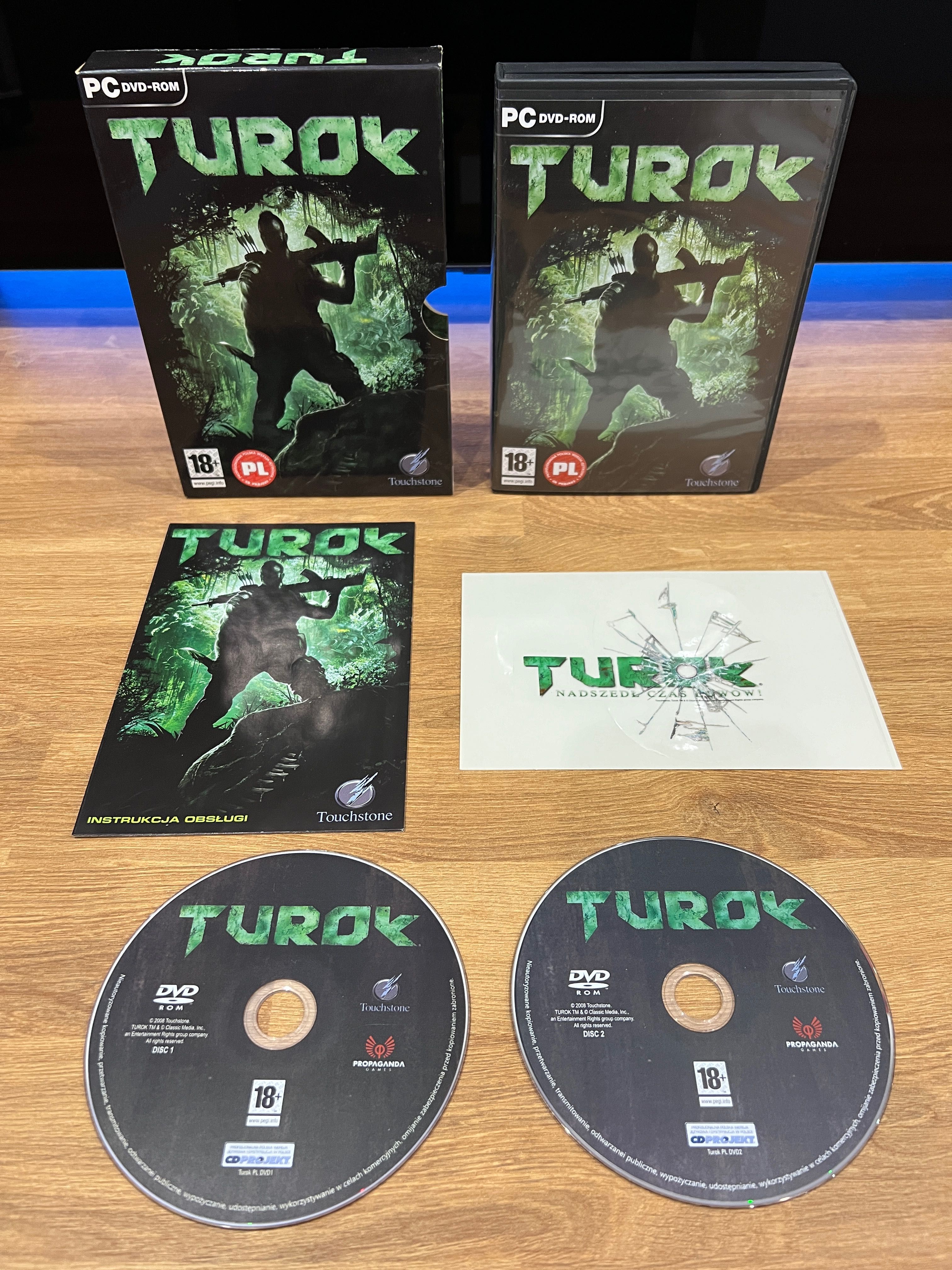 Turok gra (PC PL 2008) slipcase BOX kompletne premierowe wydanie