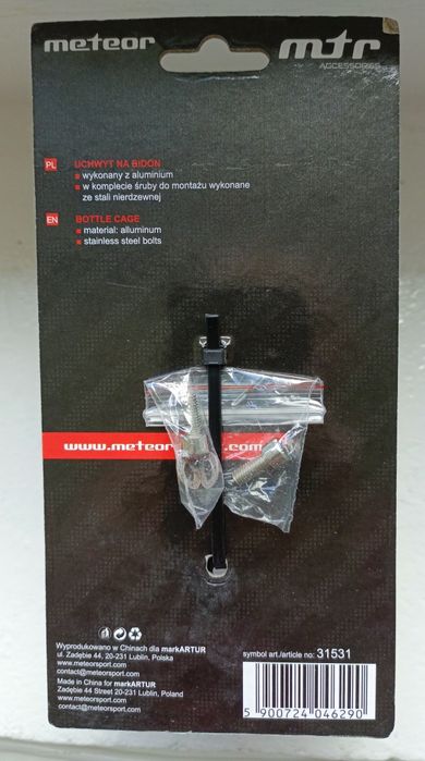 Koszyk rowerowy na bidon meteor