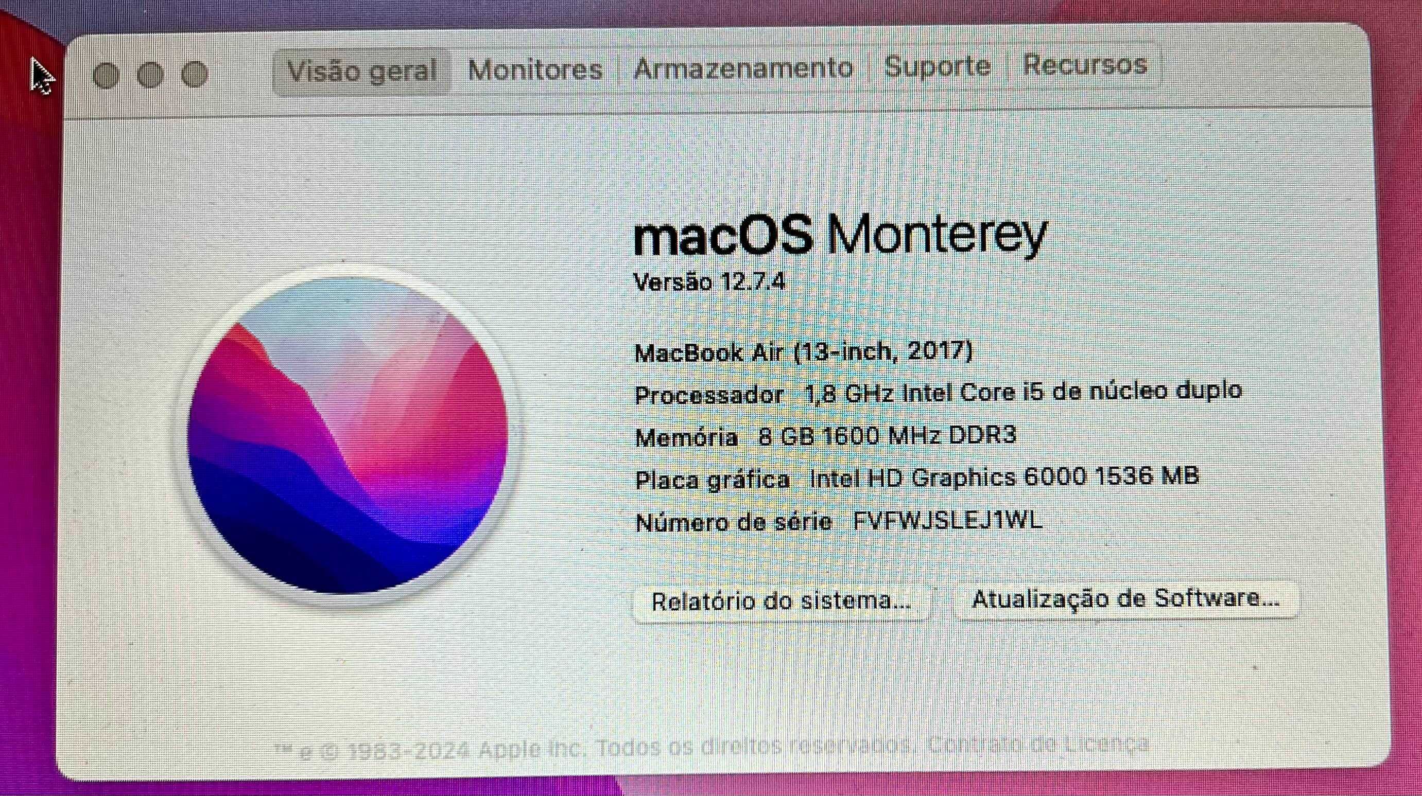 MacBook Air 13'' (2017 | i5 1.8GHz | 8 GB RAM | 256GB SSD)