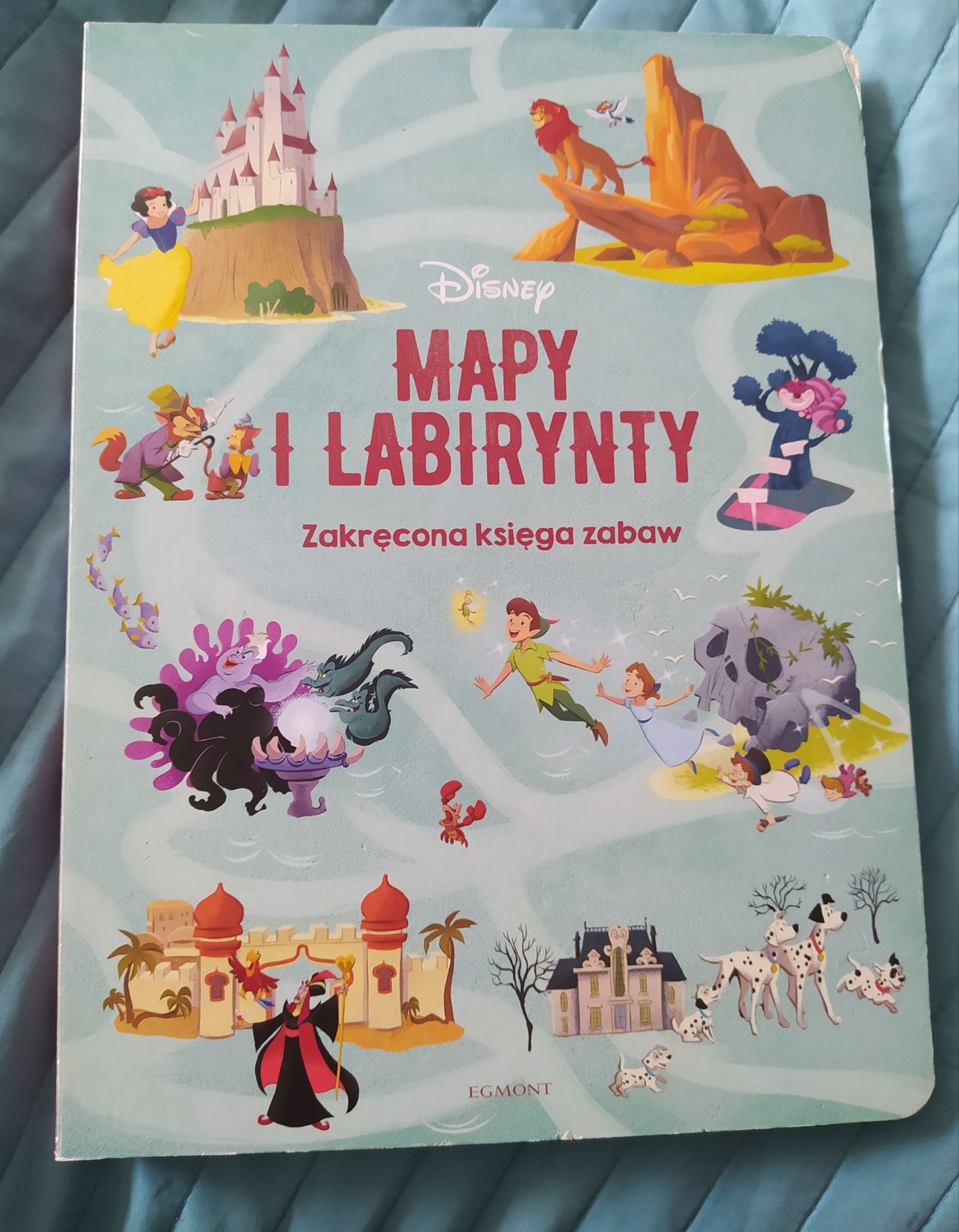 Książka mapy i labirynty Disney bajki