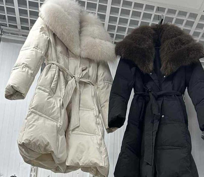 Płaszcz pikowany puchowy