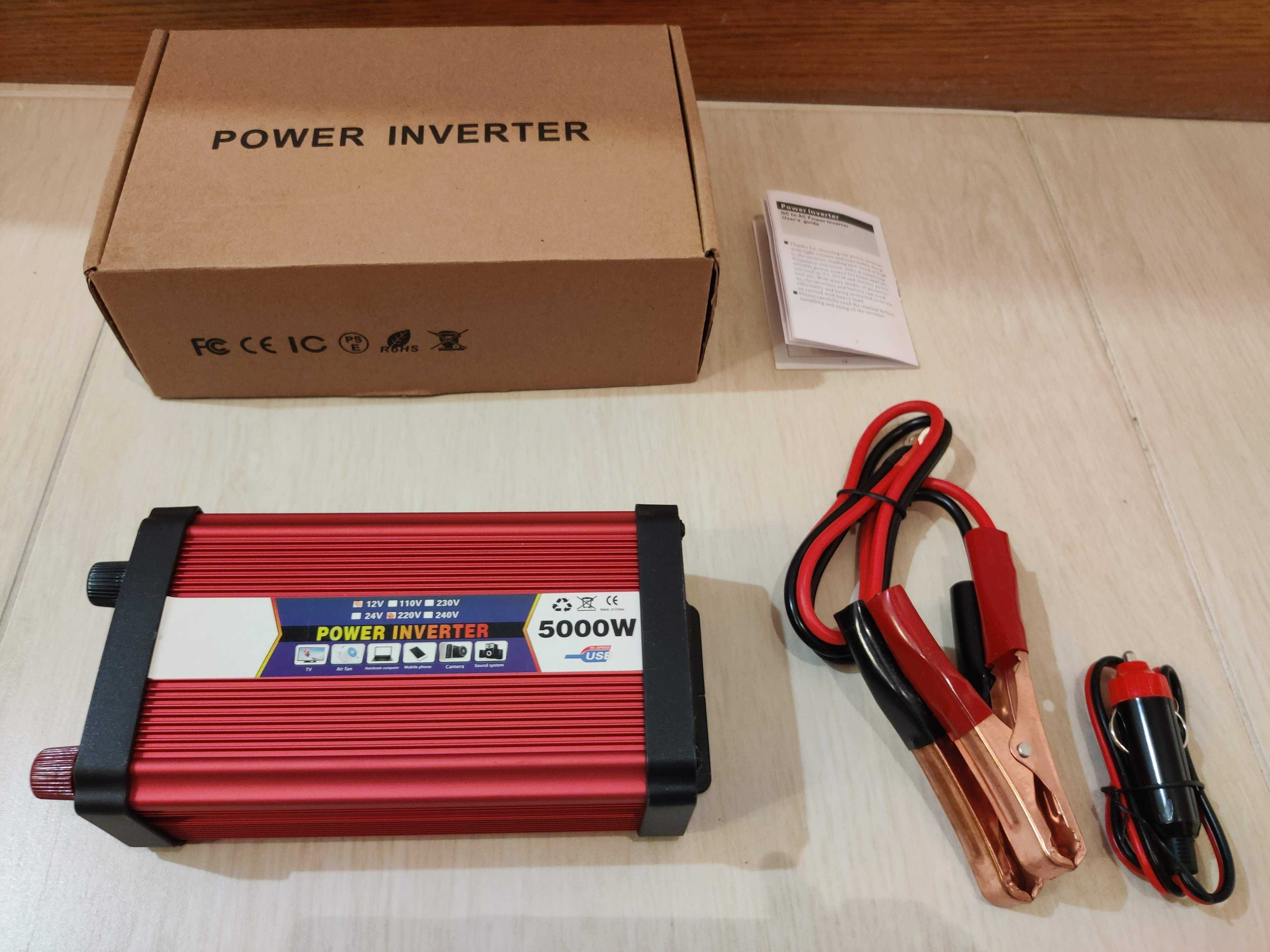 [NOVO] Inversor / Conversor 5000W [12V / 24V para 220V] Transformador