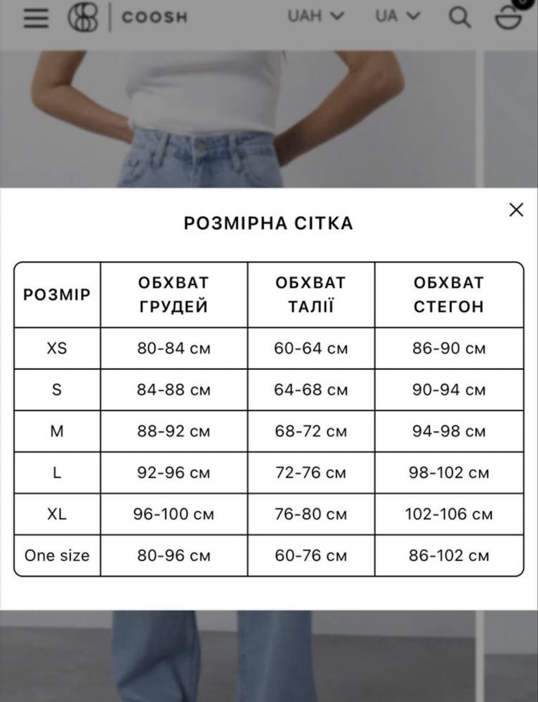 Джинси coosh XS