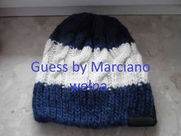 Guess by Marciano nowa czapka 50% wełna piękna