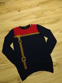 Granatowy Sweter Damski Lauren Ralph Lauren