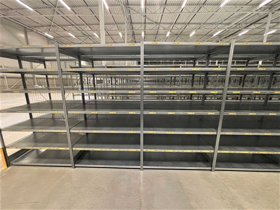 Regał 62x220x400cm/21 Magazynowy Metalowy Ocynk Garaż Piwnica Warsztat