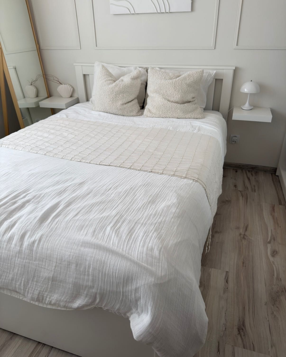 Łóżko Ikea Songesand 140x200 z 4 pojemnikami