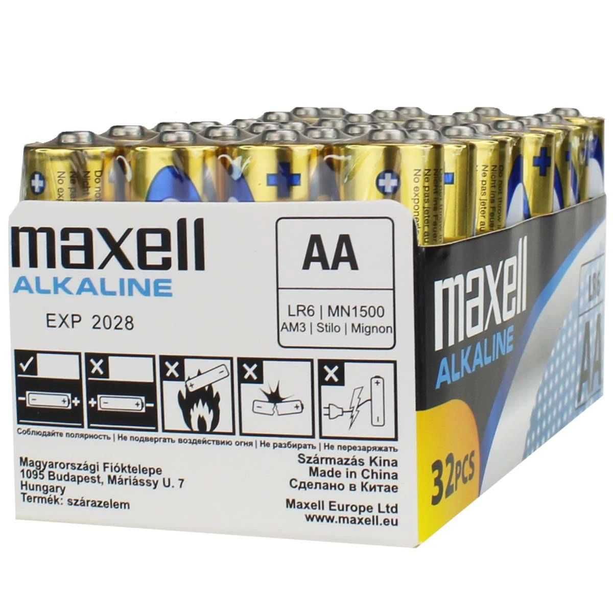 Bateria alkaliczna Maxell AA (R6) 4 szt.