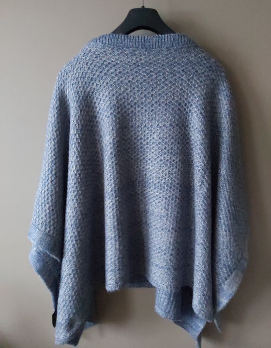 Ponczo narzutka damska