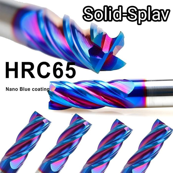 Фреза концевая пальчиковая радиусная твердосплавная