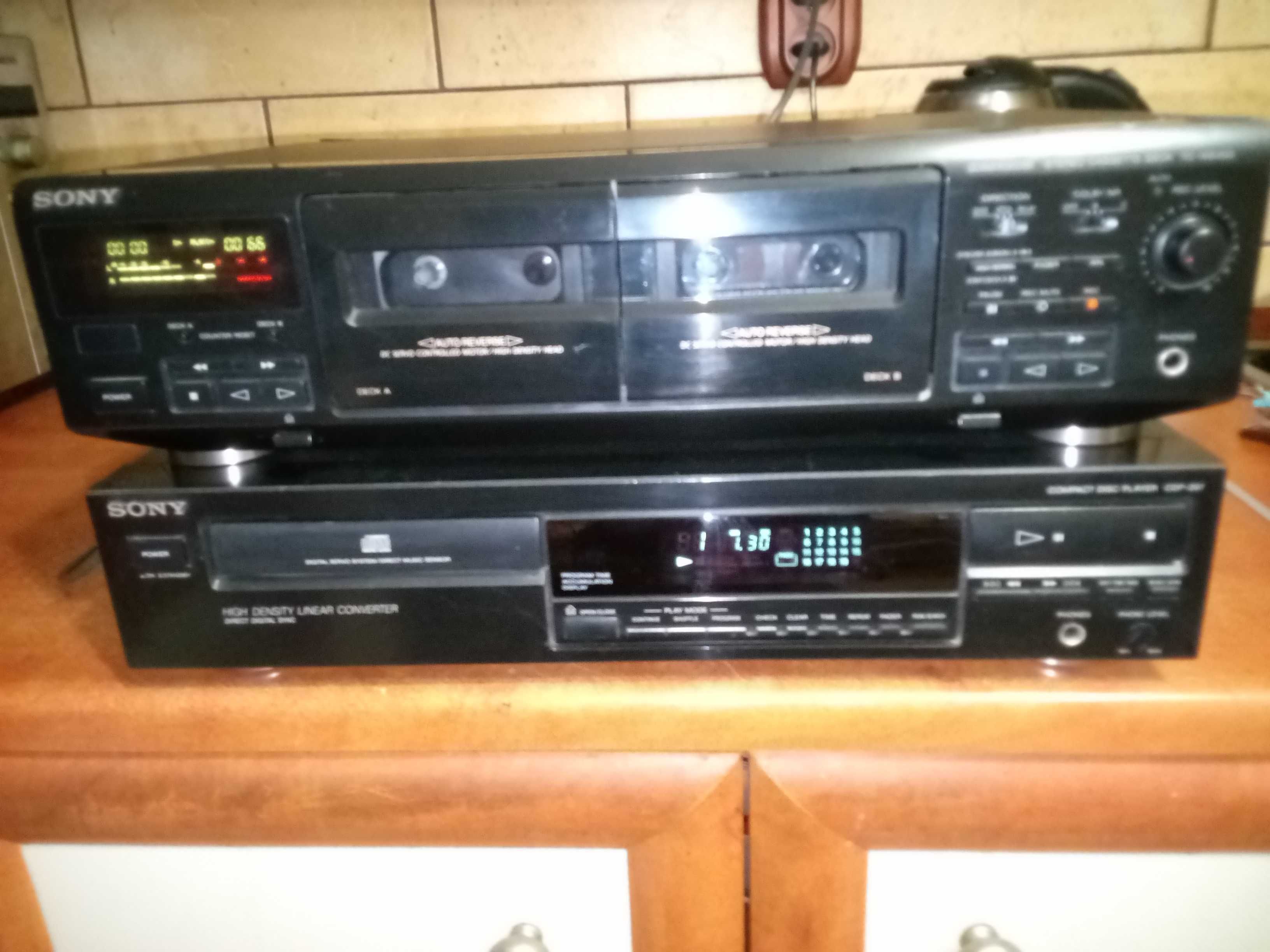 Wieża HiFi SONY TCWE405, CDP297