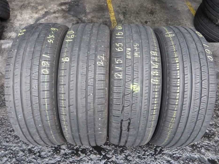 215/65 R16 98H Pirelli ScorpionVerdeAllSeason M+S 4штуки шини бу