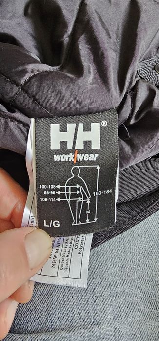 Helly Hansen męska kurtka zimowa z kapturem robocza rozmiar L