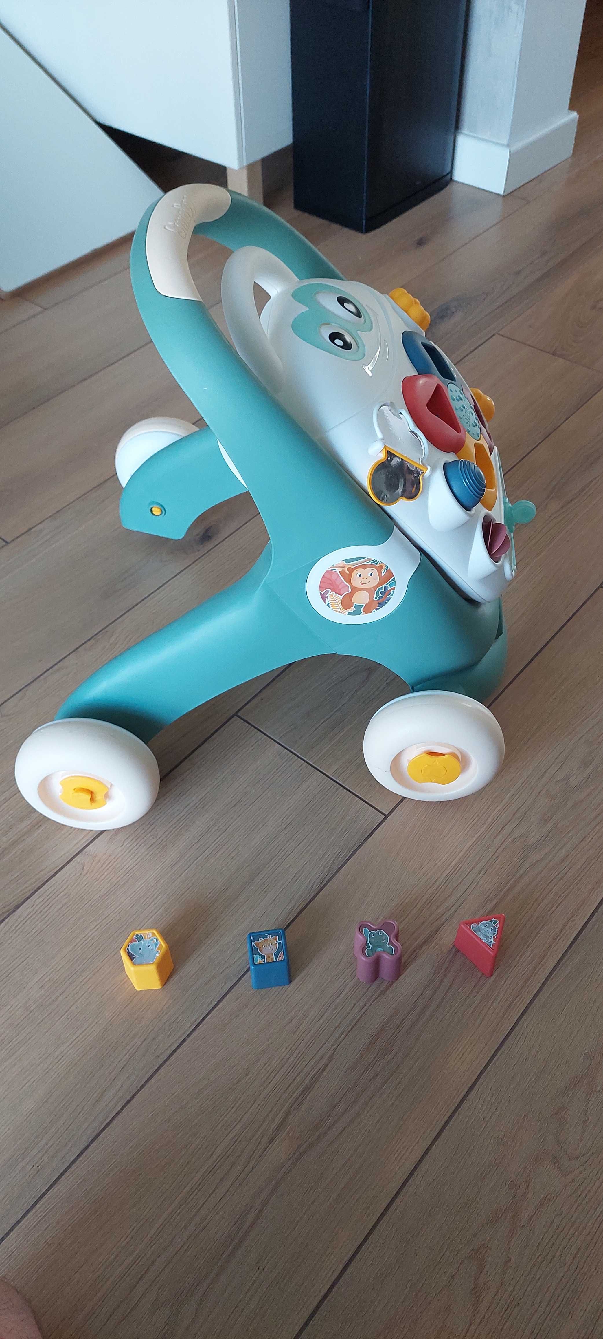 Smoby 3w1: Pchacz, Chodzik oraz Interaktywny Wózek