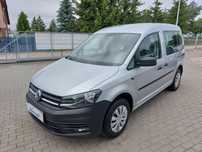 Volkswagen Caddy 5-osobowy, Polski salon, Serwisowany, FV 23%.