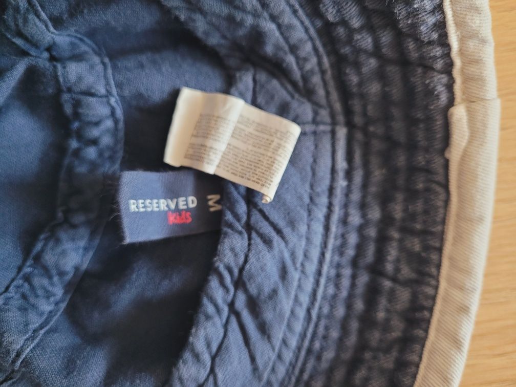 2x kapelusz letni Reserved obw.52 wędkarski czapka rybaczka bucket hat