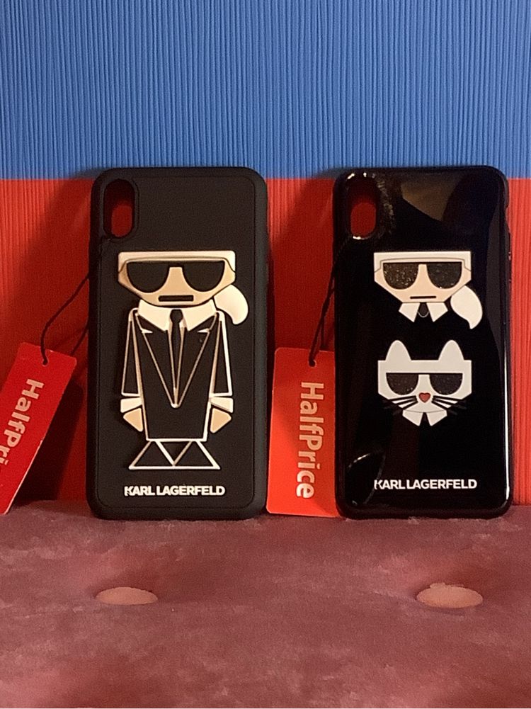 Etui Karl Lagerfeld nowe, oryginal, czarne do Iphone XS Max