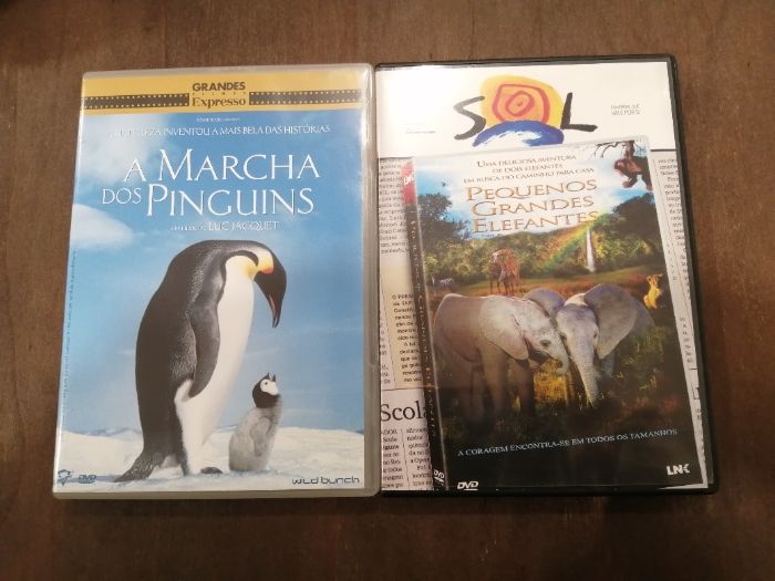 DVDs Documentários Animais