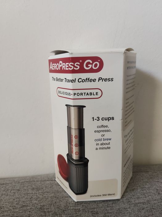 Aeropress go zaparzacz do kawy podróżny zestaw