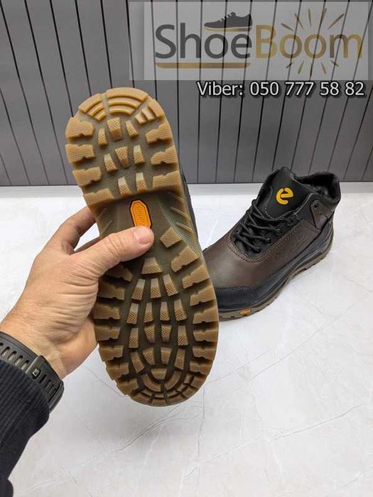 Зимові шкіряні чоловічі кросівки на хутрі.40-45р