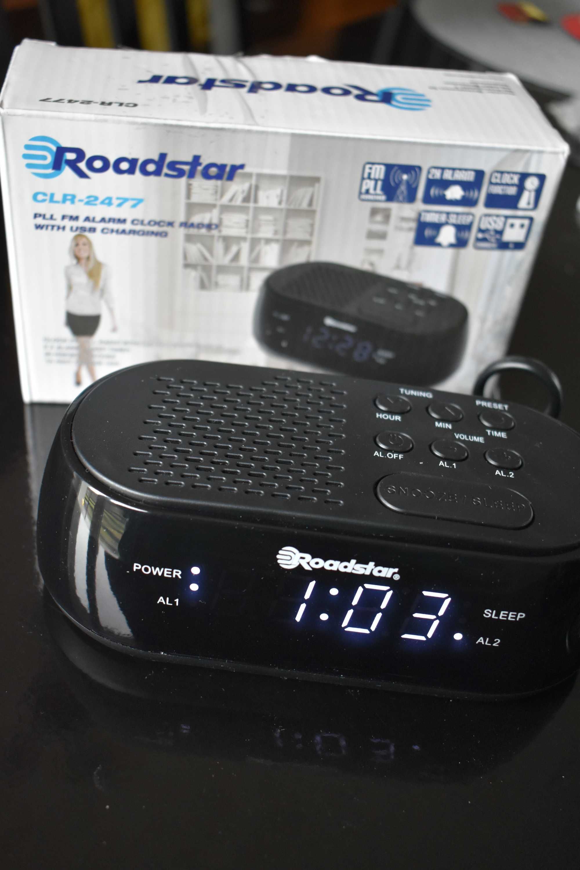 Radiobudzik Roadstar CLR- 2477 Gwarancja 12 m-cy