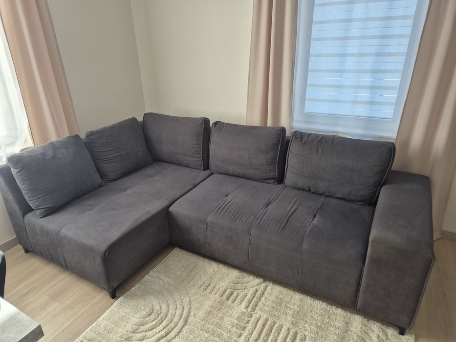 Narożnik rozkładany z funkcją spania