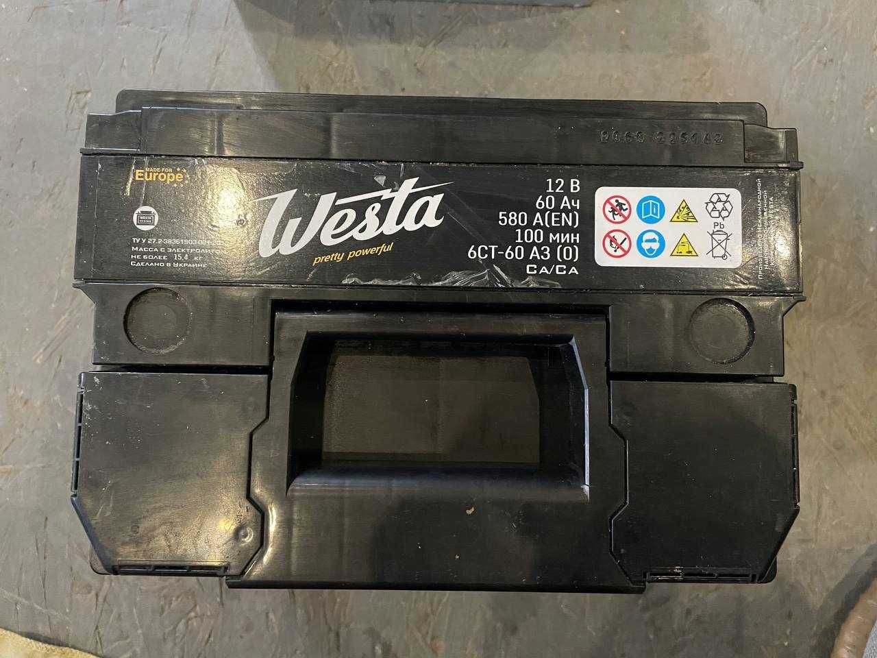 Автомобільний акумулятор WESTA 6CT-60 А (1) standard