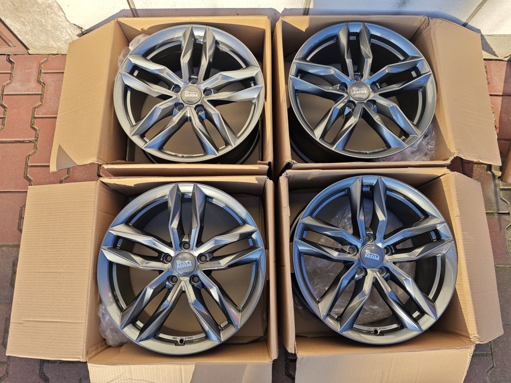 Alufelgi 18" 5x112 ET45 MAM RS3 Audi Skoda Volkswagen