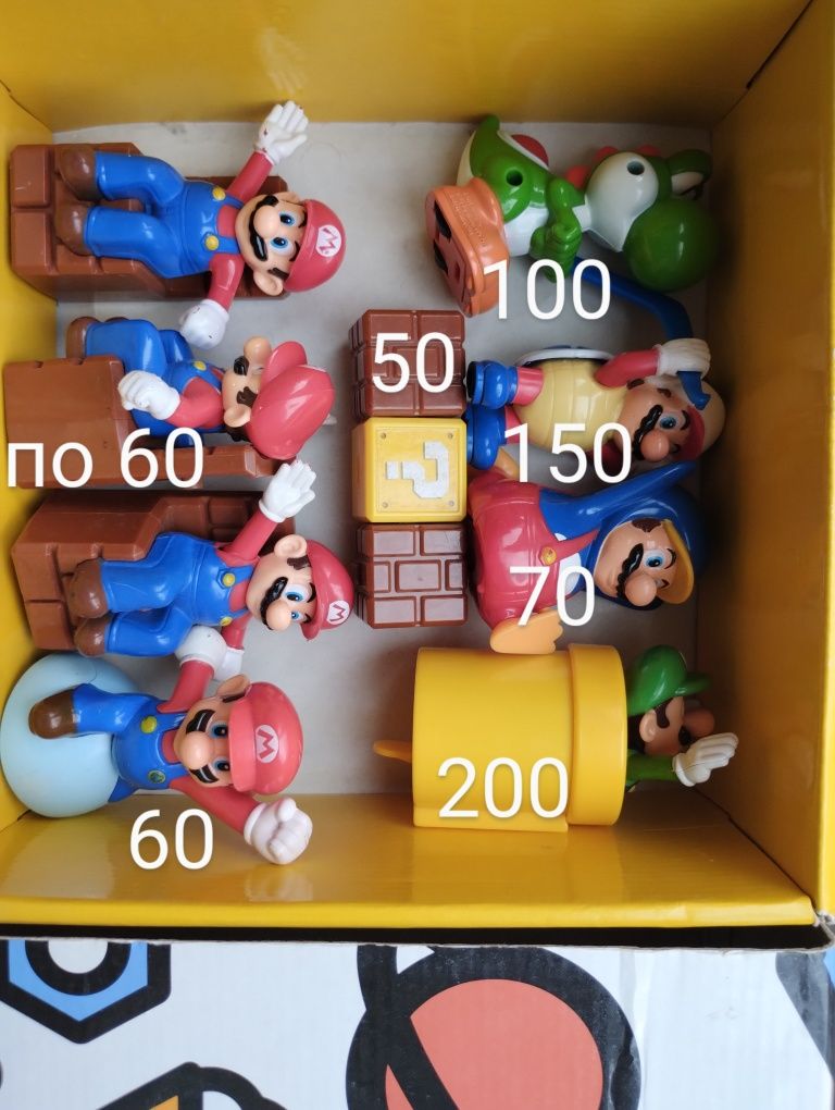 Mario Super Маріо Bros Луїджі Принцеса Піч Гриб Тод Боузер черепаха КУ