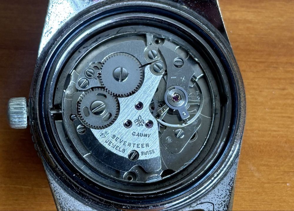 Relogio Cauny Submarine corda manual