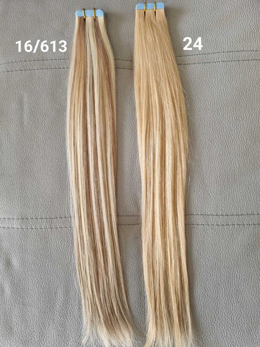 Extensões Adesivas de Cabelo 100% Humano - 50cm e 60cm