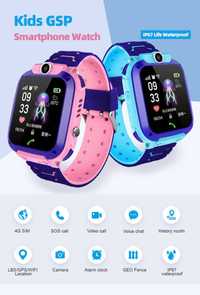 Детские часы-телефон Smart Watch Q12 c GPS-трекером
