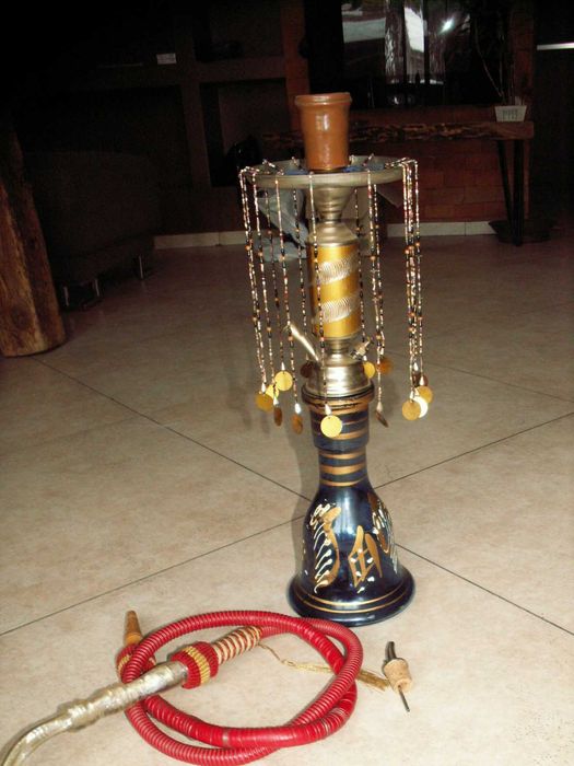 Fajka wodna shisha , nowa , kraj pochodzenia Irak wys 53cm unikat