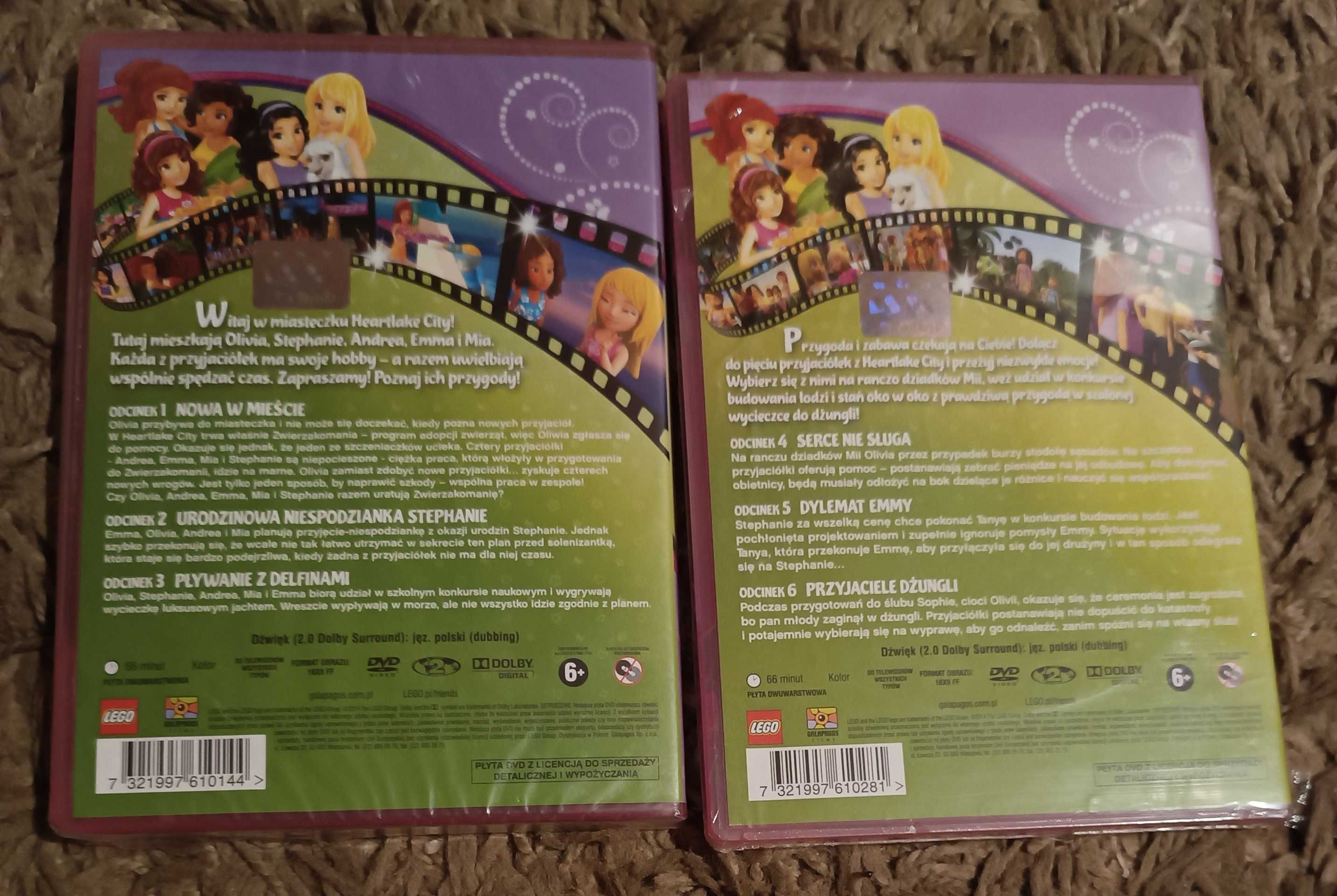 Zestaw filmów DVD Lego Friends  FOLIA