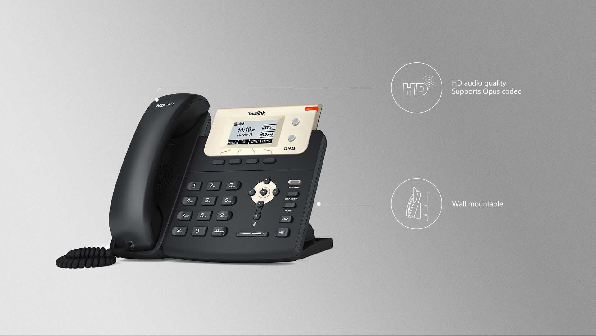 Telefone YEALINK SIP-T21P E2.