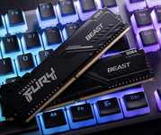 DDR4 32GB (2x16GB) 3600 MHz Fury Beast Black