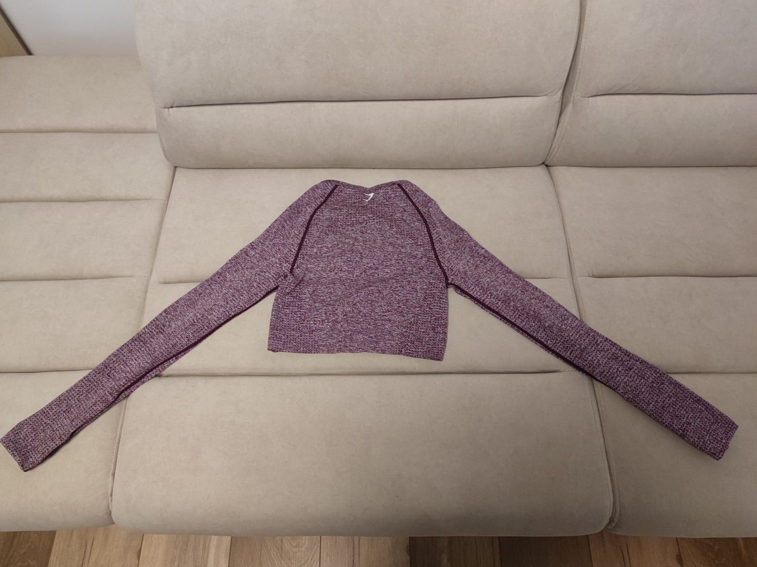 Gymshark Rashguard Longsleeve fioletowy