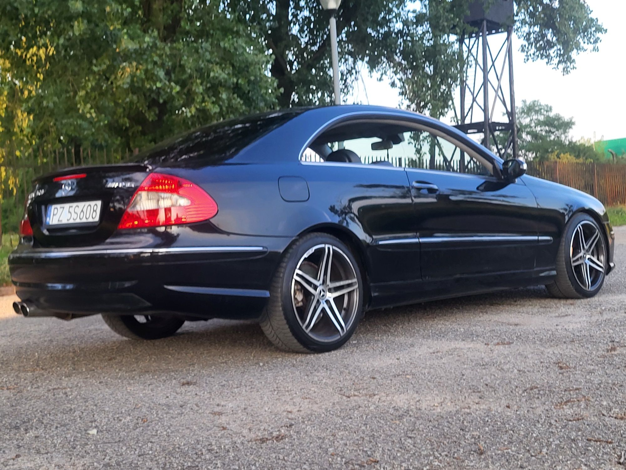 Mercedes CLK 320 pakiet AMG Avantgarde, czarny, W209 3.2 M112 automat