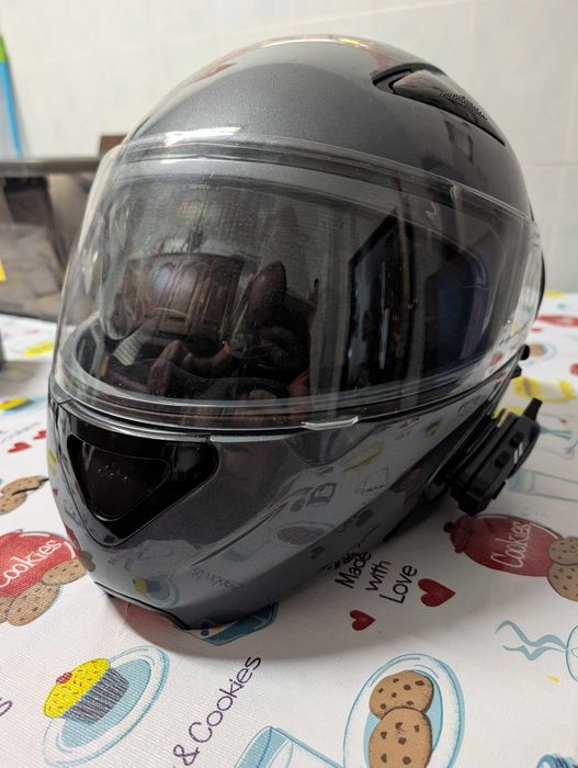 Capacete modular M com Bluetooth