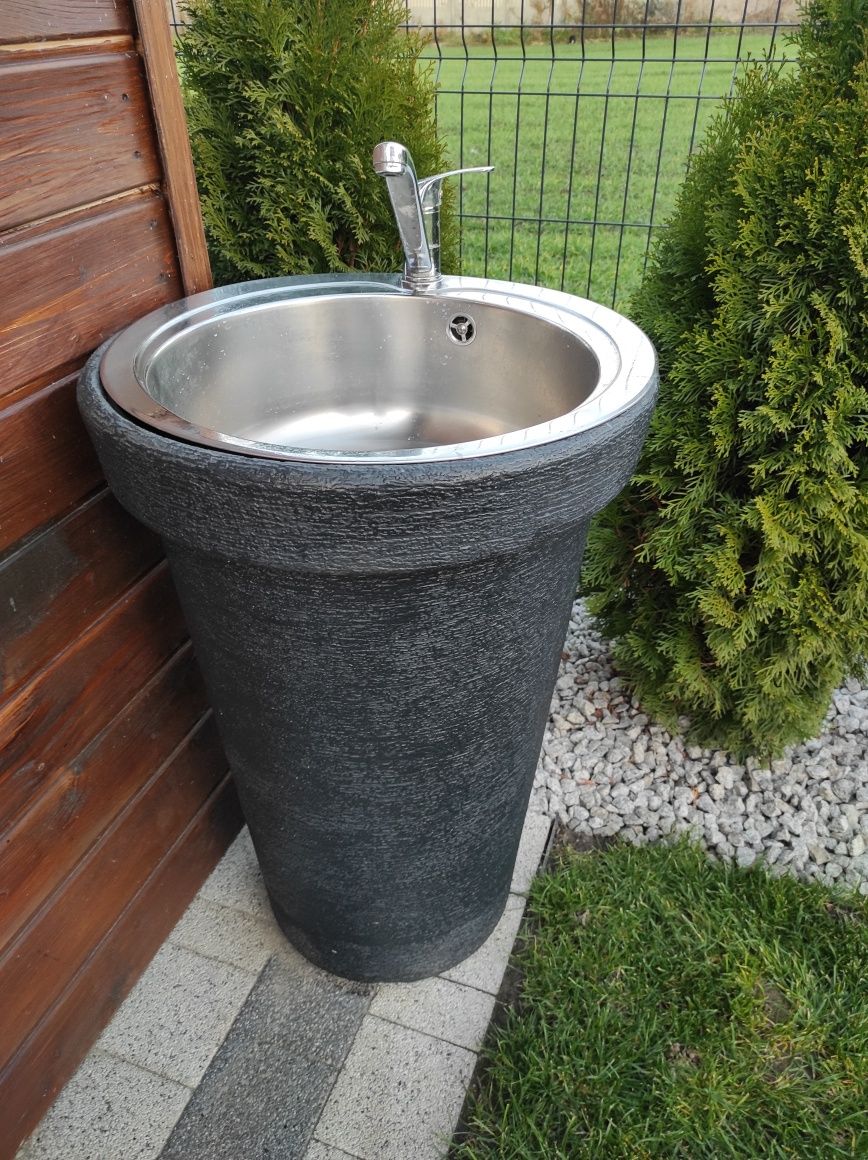 Nowy Zlew ogrodowy zewnętrzny zlewozmywak na ogródek umywalka ogrodowa