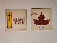 Bases para copos - Canadian, Franciscan Well, Estrella Damm & Galicia