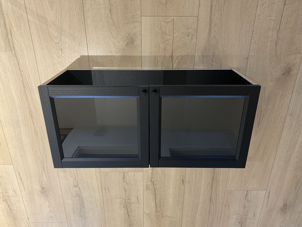 IKEA Billy nadstawka 80 cm, czarny brąz