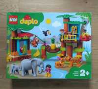 NOWE Lego Duplo 10906 Tropikalna wyspa słoń tygrys tukan małpa 2+